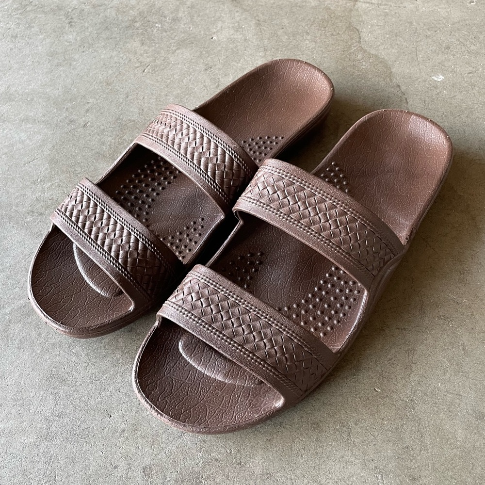Surfware Brown Slides Sandals/Jandals Shoes 12 Womens or 10 Mens Equivalent